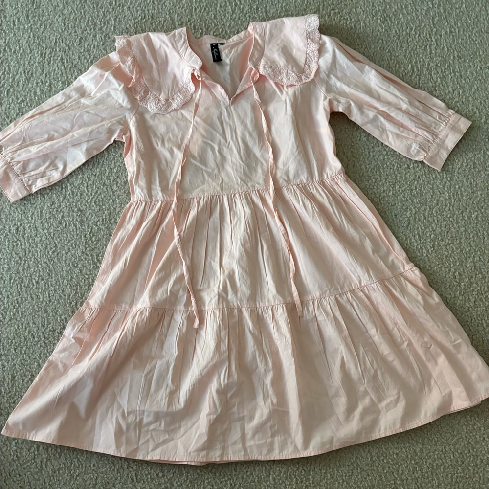 Pink Mini Babydoll Sundress